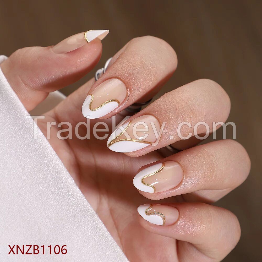 Gel Stick On Artificial Nails Tip