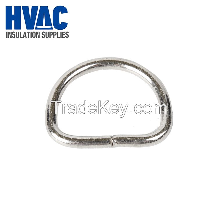 insulation accessories for removable insulation blanket stainless steel D-rings