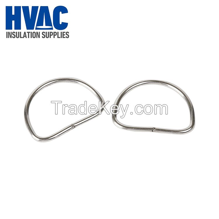 insulation accessories for removable insulation blanket stainless steel D-rings