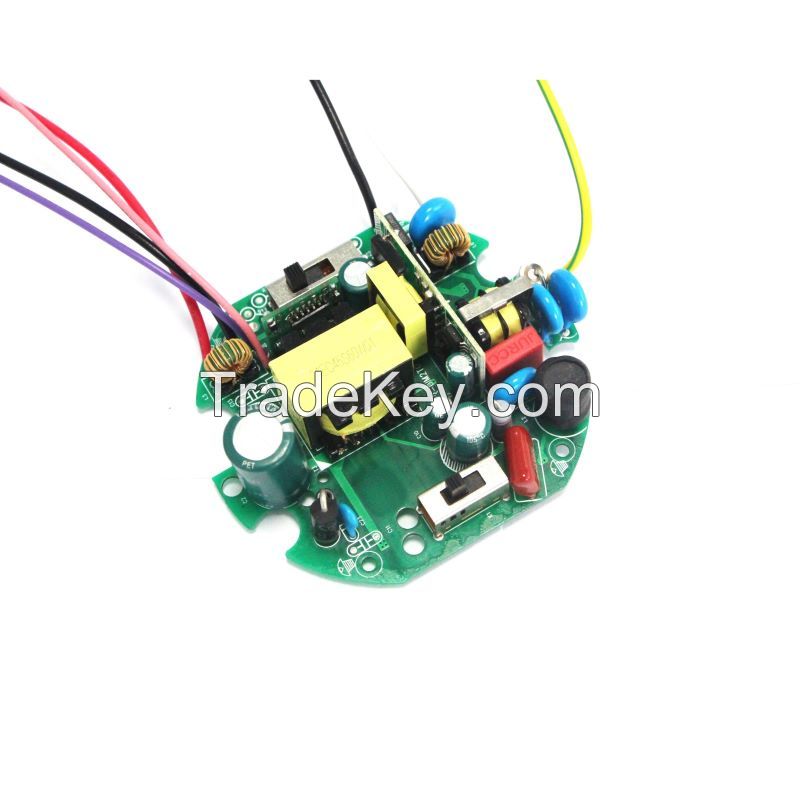 Isolated/Non-Isolated 20W 40W 60W Round 0-10V Triac LED Driver Board