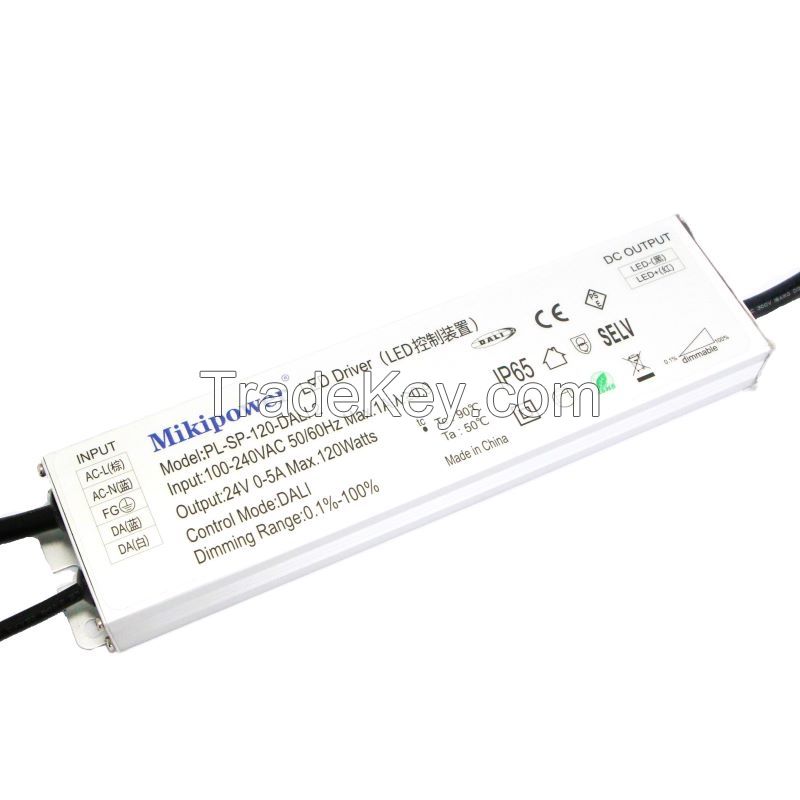 DALI/0-10V/PWM/RX/Triac Dimmable Isolated Constant Voltage LED Driver 40W 60W 100W 120W 150W