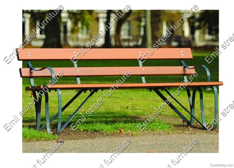 steel Garden benches outdoor furnishing