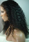 Jerry Curl Human Hair Full Lace Wig