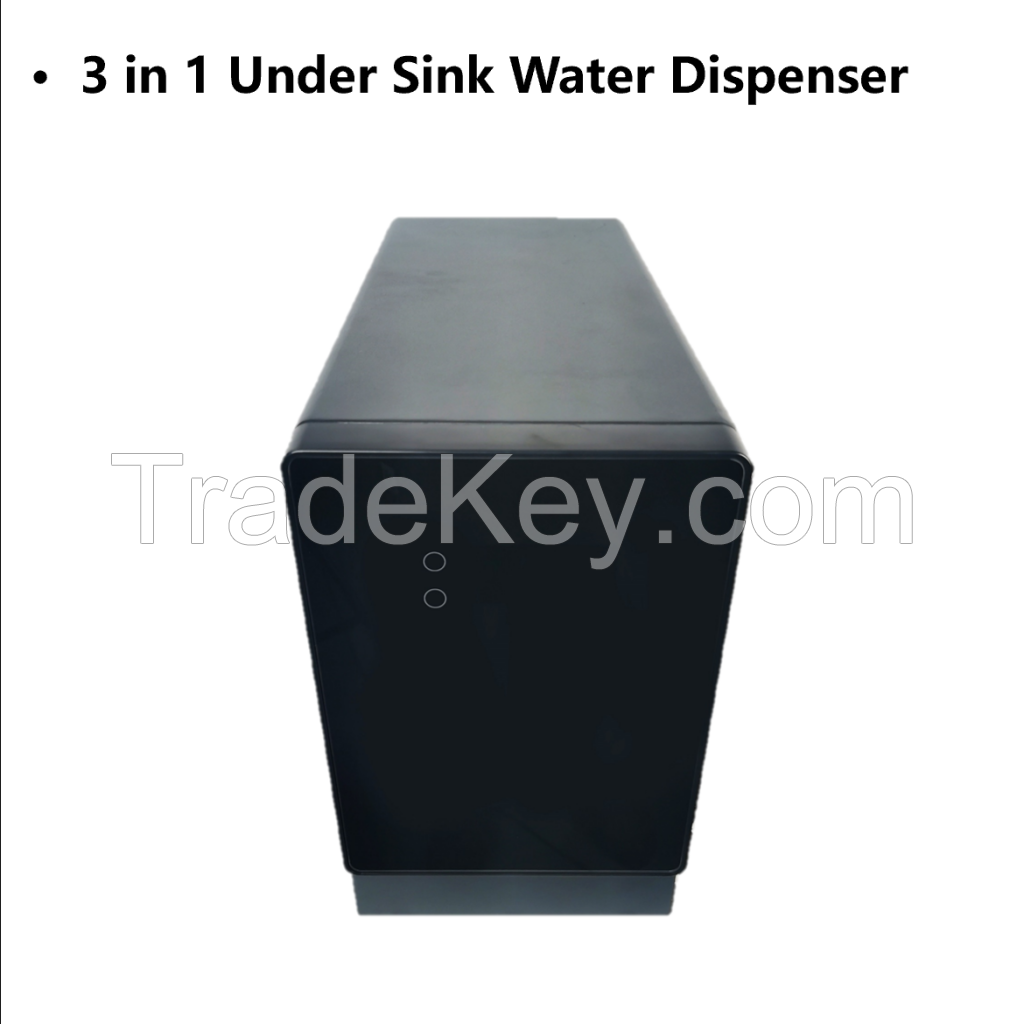 3 in 1 Under Sink Water Dispenser-ice water, sparkling water, hot water