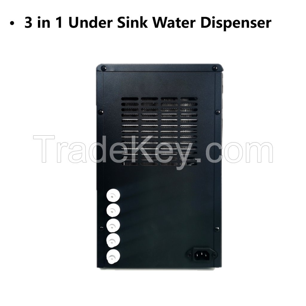 3 in 1 Under Sink Water Dispenser-ice water, sparkling water, hot water