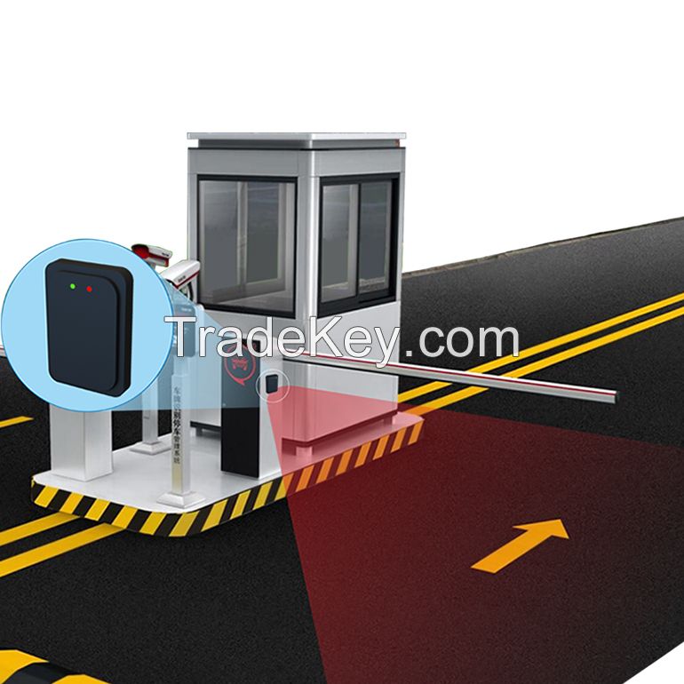 Parking boom barrier gate anti fall vehicle detection sensor