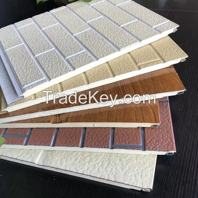 Pu Insulated Panel metal siding panels exterior wall panel exterior sandwich board 