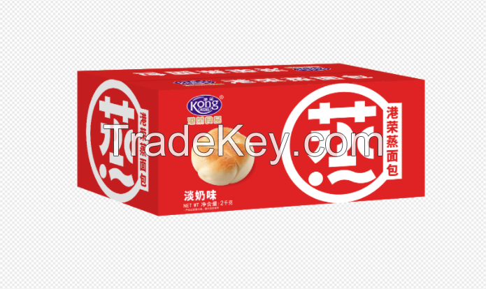 Kongweng evaporated milk flavor steamed bread