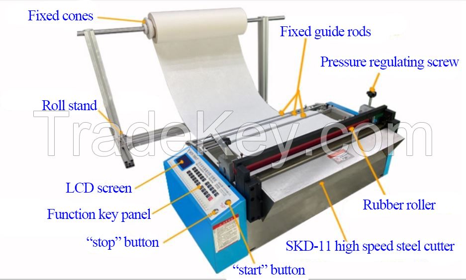 Non-woven fabric cutting machine