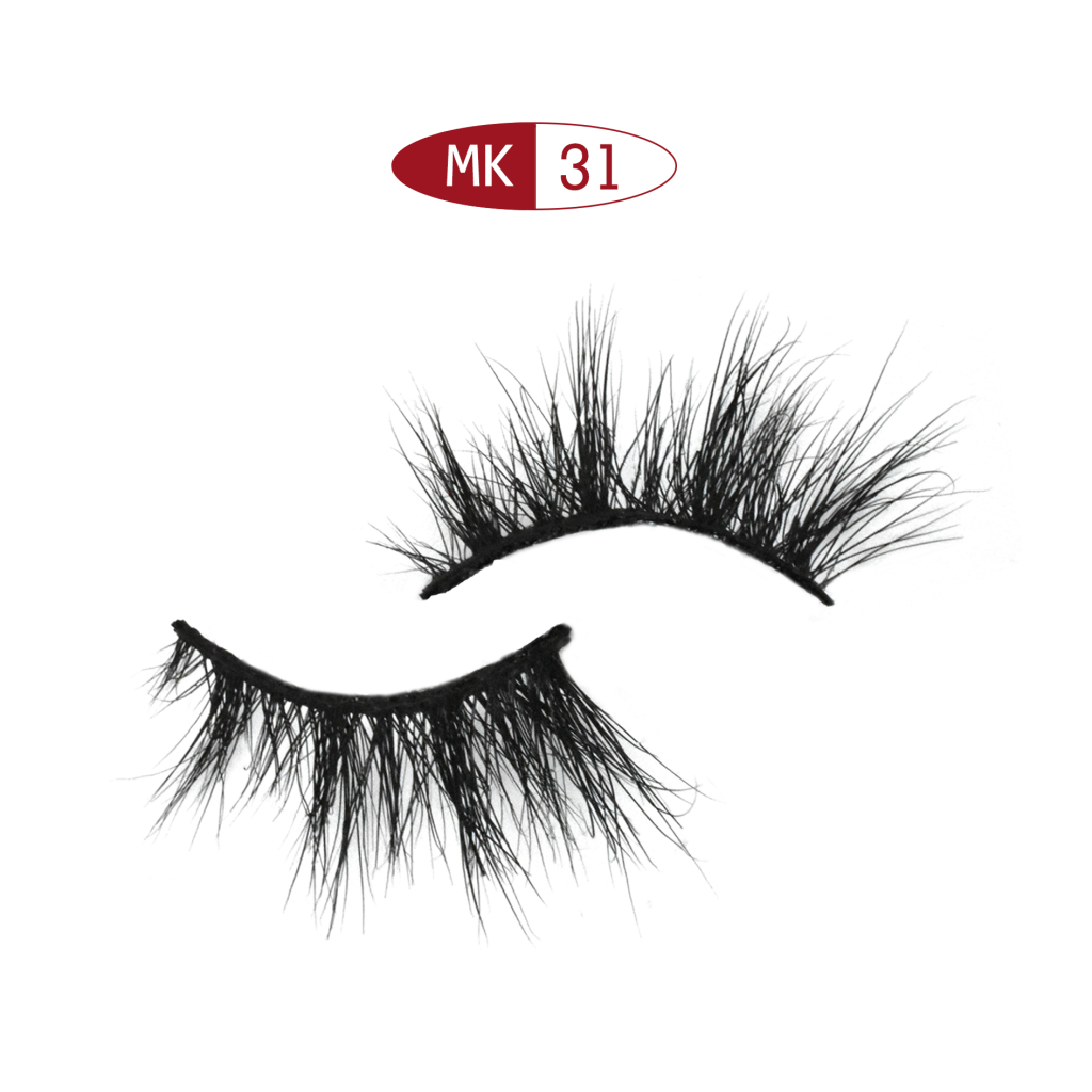 Natural short length Full Strip Mink Lashes MK31 / Feather light 12mm mink eyelash /  Cute 13mm natural real mink hair eyelash / Thin 13mm 5D mink eyelash / Curly 12mm 5D mink hair eyelash / Velvety 15mm 3D layered mink eyelash