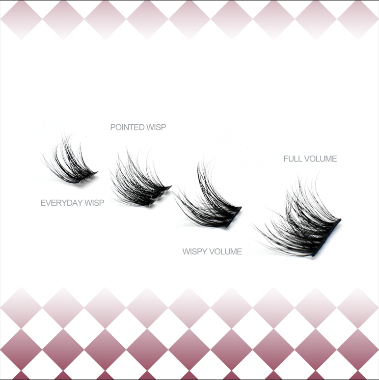 2024 NEW Arrivals Extremely Soft Diy pre cut Lash Fitted Various Eye Types Single Cluster Eyelash Extensions