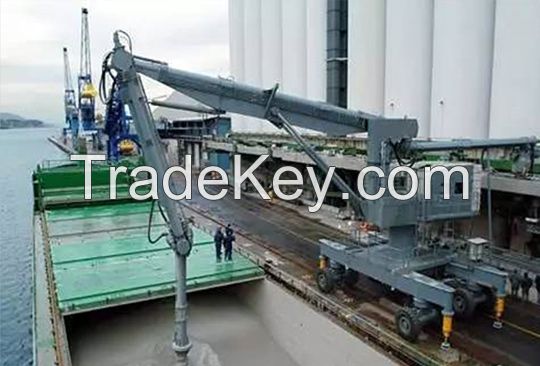 Mobile ship unloader