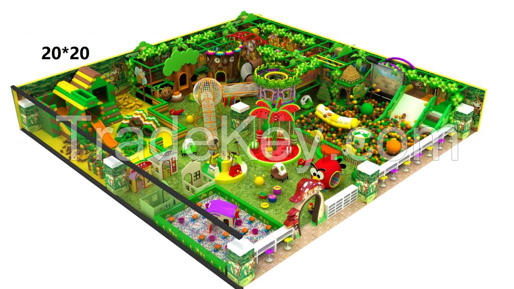 Children&#039;s Soft play Equipment trampoline Amusement Park Facilities Combination Venue Soft Indoor pl