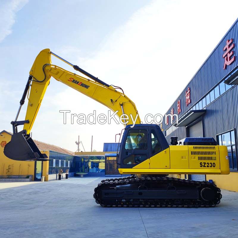 High Quality Construction Machinery Shanzhong SZ230 22tons hydraulic tracked excavator hot sale