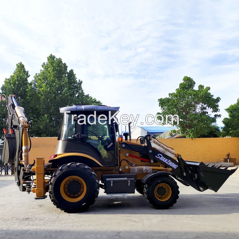 Construction Machinery Shanzhong Factory Sales directly SZ40-28 4WD Backhoe Loader for construction sites