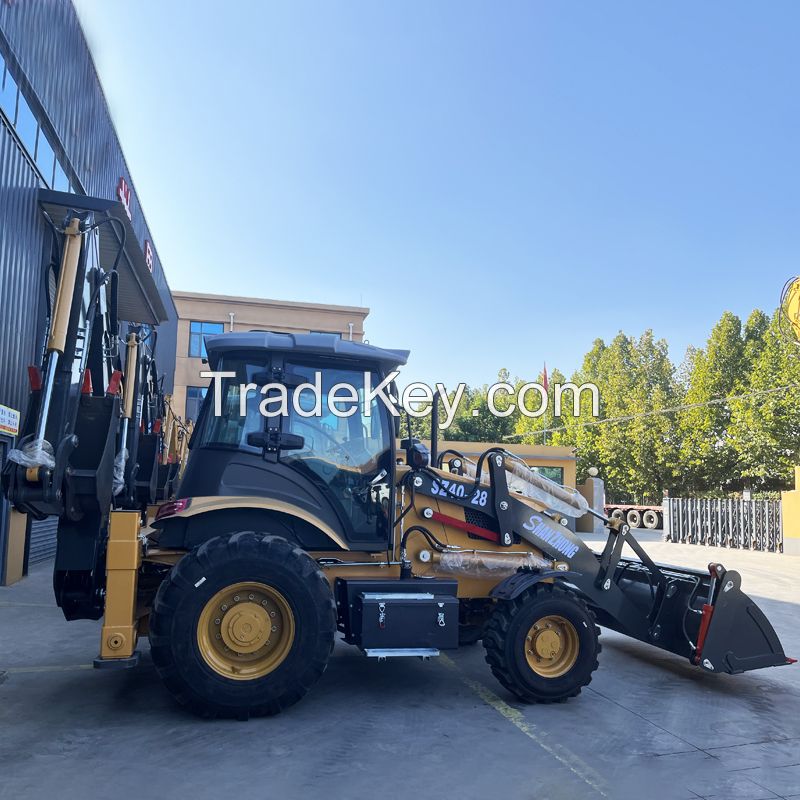 CE certificated 8ton 9ton Construction Machinery SZ40-28 4WD Backhoe Loader hot sale