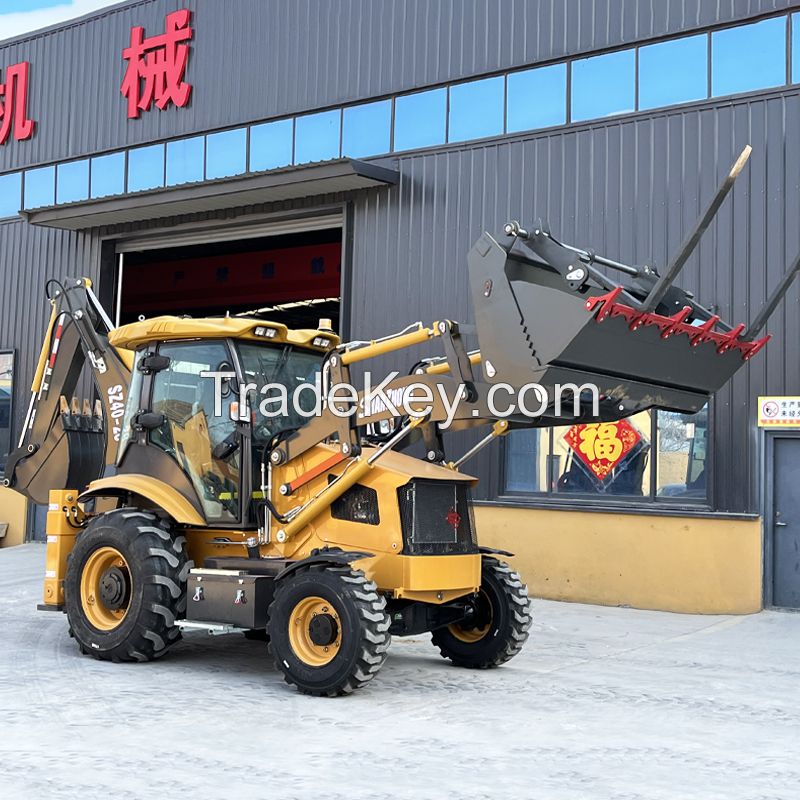 CE certificated 8ton 9ton Construction Machinery SZ40-28 4WD Backhoe Loader hot sale