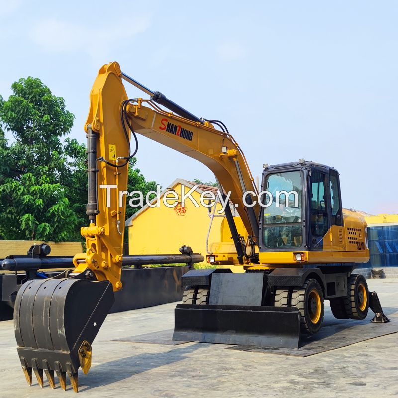 Factory Price 17ton 18ton heavy machinery Shanzhong SZL180 Wheel Excavator for sale