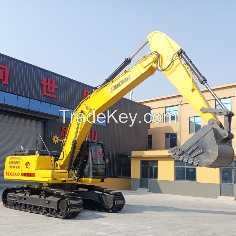 Chinese Big-Sized Excavator 22ton 23ton SZ230 Hydraulic Backhoe Crawler Excavator for sale