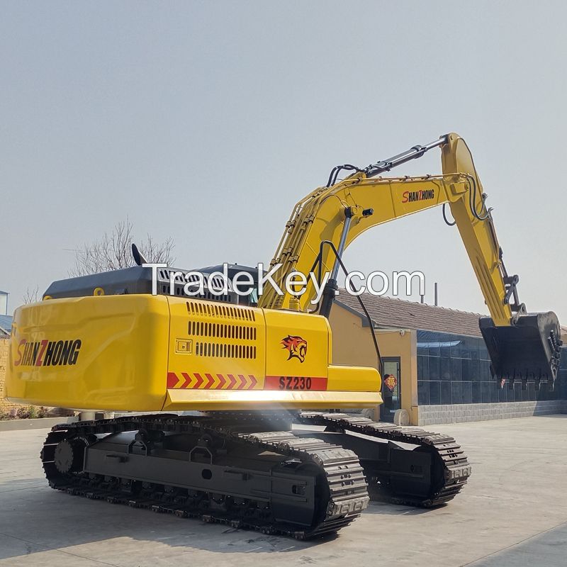 Chinese Big-Sized Excavator 22ton 23ton SZ230 Hydraulic Backhoe Crawler Excavator for sale