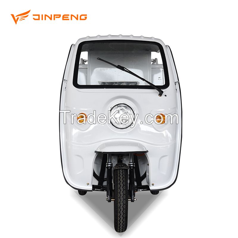 Express Deliver Closed Cabine 1000W Electric Tricycle