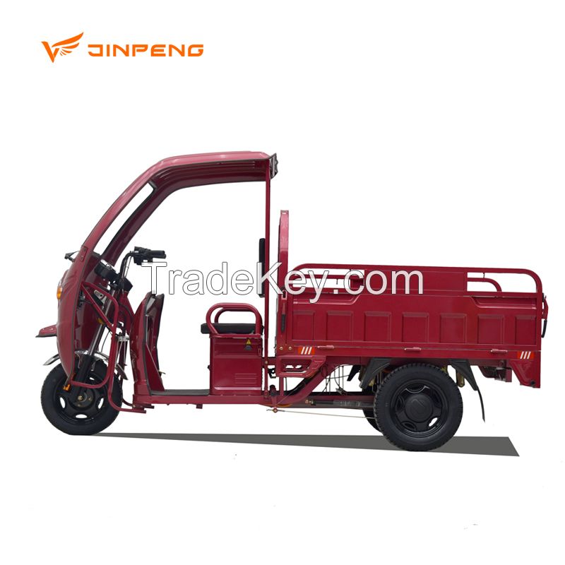 Hot Selling 72V1000W Electric Cargo Tricycle with Roof Factory Cheap