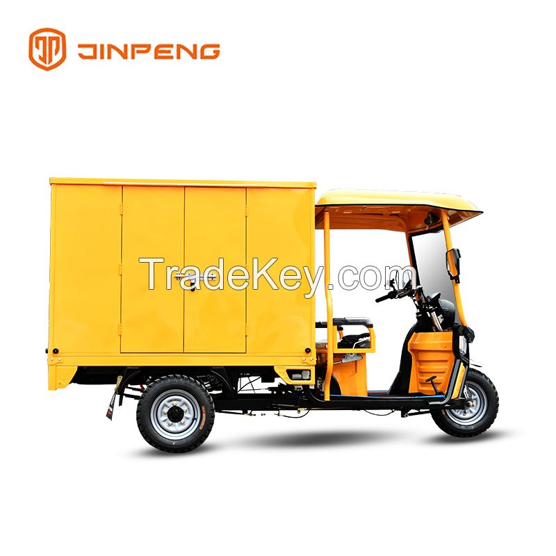 Factory Wholesale Cheap Price Cargo Electric Tricycle with Roof