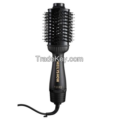 Hair Dryer Brush Blow Dryer Hair Dryer and Styler Hot Air Brush 4 in 1 Black Volumizer with Negative Ion 1600W