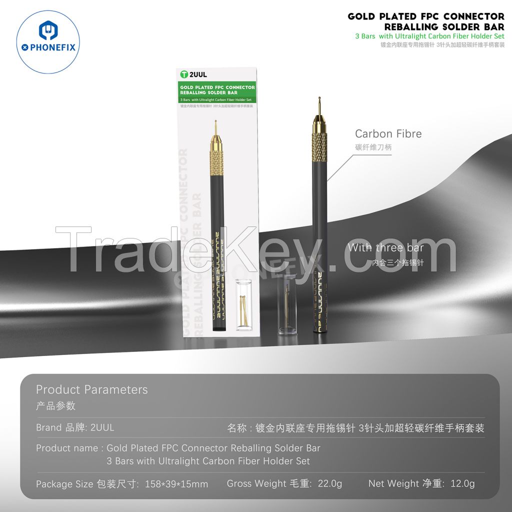 2UUL SC98 Gold Plated FPC Connector Reballing Solder Bar