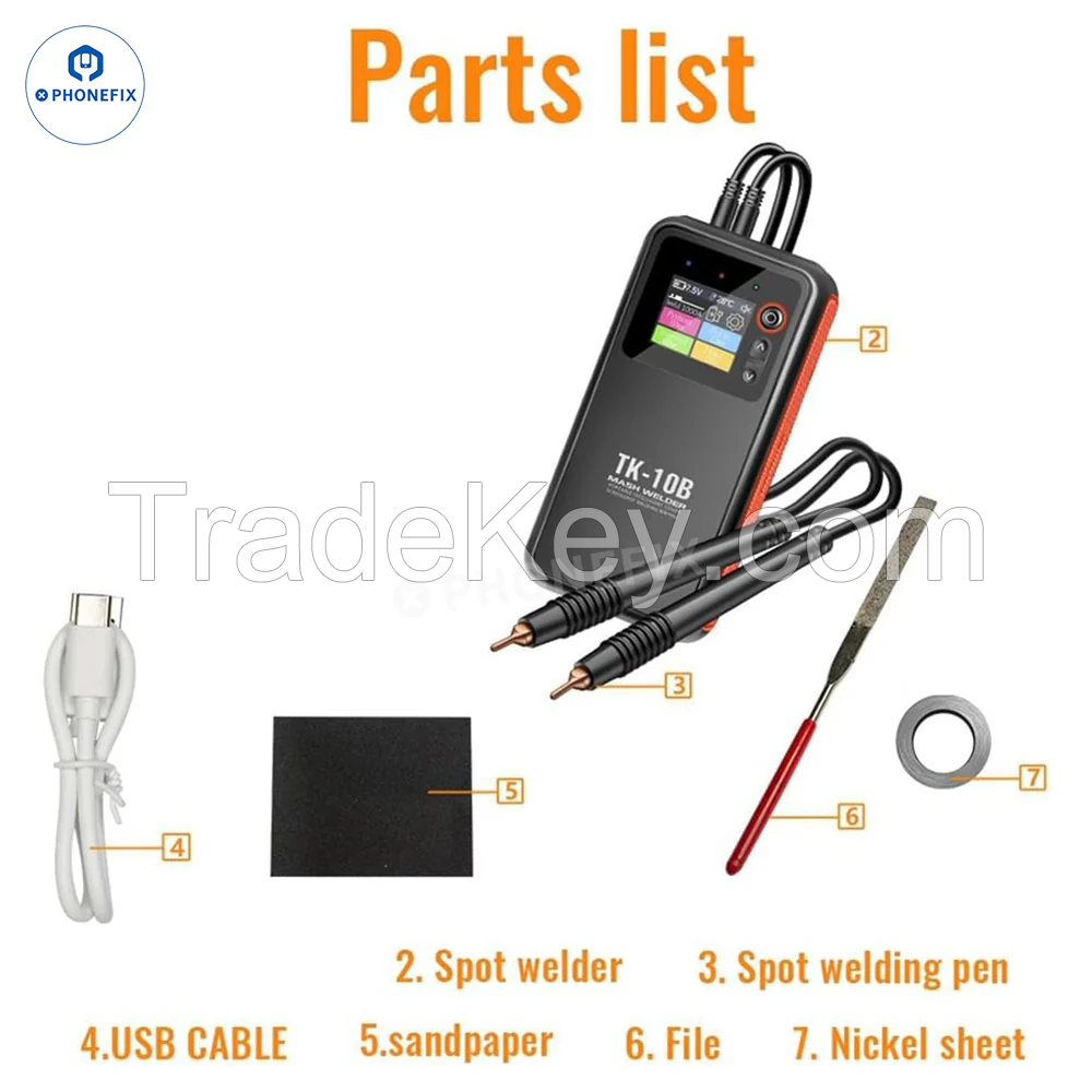 TK-10B Portable Digital Display Spot Welder Machine