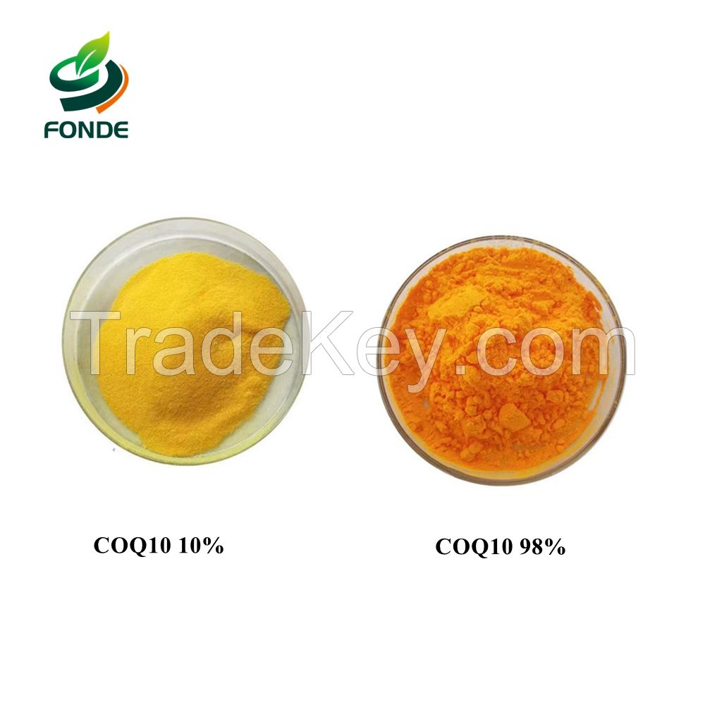 Pure Coenzyme Q10 Powder 99% coq10 bulk powder ubiquinone 10