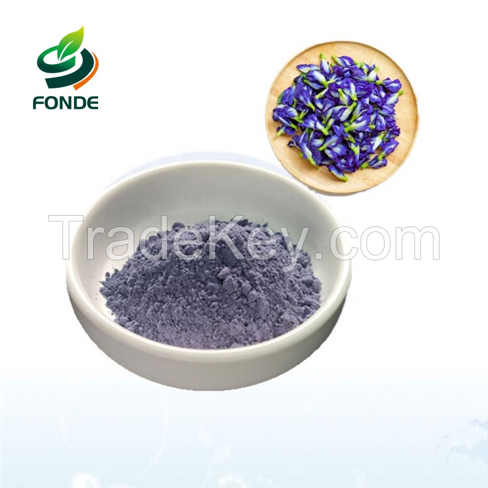  Supply Pure Plant Pigments Blue Butterfly Bean Pollen Blue Butterfly Pea Flower Powder