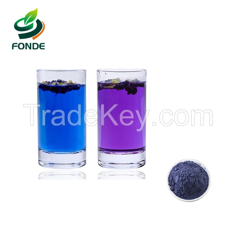  Natural Blue Butterfly Pea Flower Powder Blue Matcha Powder Butterfly Bean Flower Powder