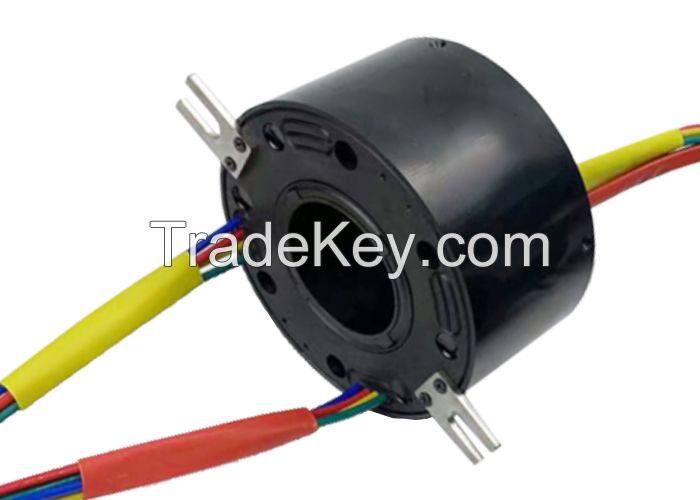 Through bore slip ring manufacturer electrical hole slip ring