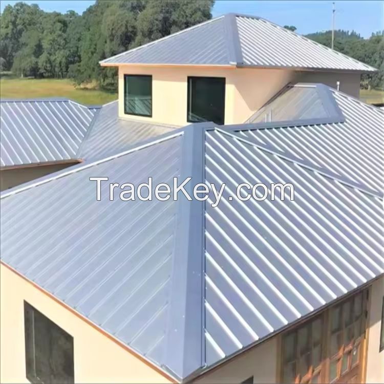 Metal Roof Sheet PPGI PPGL Building Material Trapezoidal Sheet Color Coated Zinc