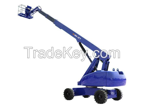 230kg 22-28m Mobile Electric Telescopic Boom Lift for Aerial Work