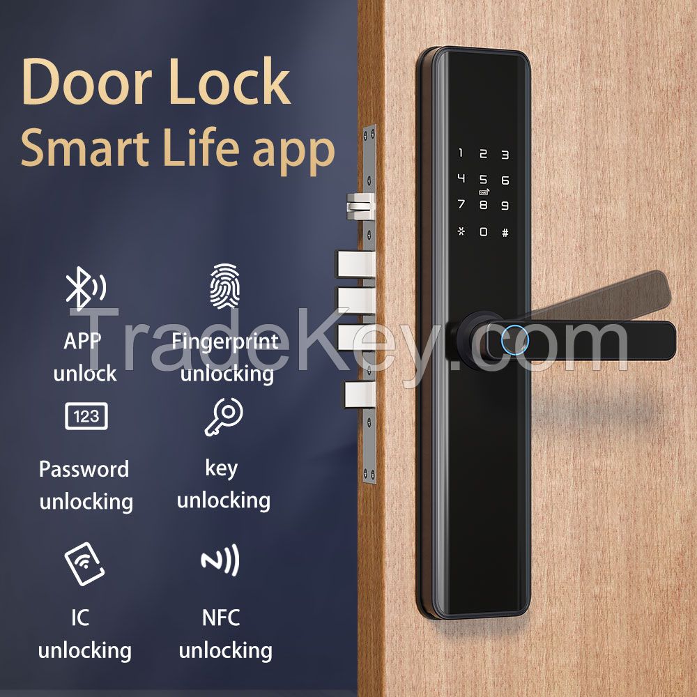 Tuya WiFi Smart Digital Fingerprint Lock