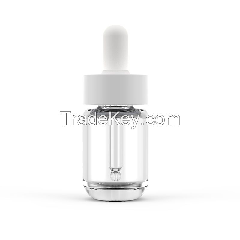 High-Quality Shoulder and Bottom Curved 20ml Serum Bottle Model YB020001