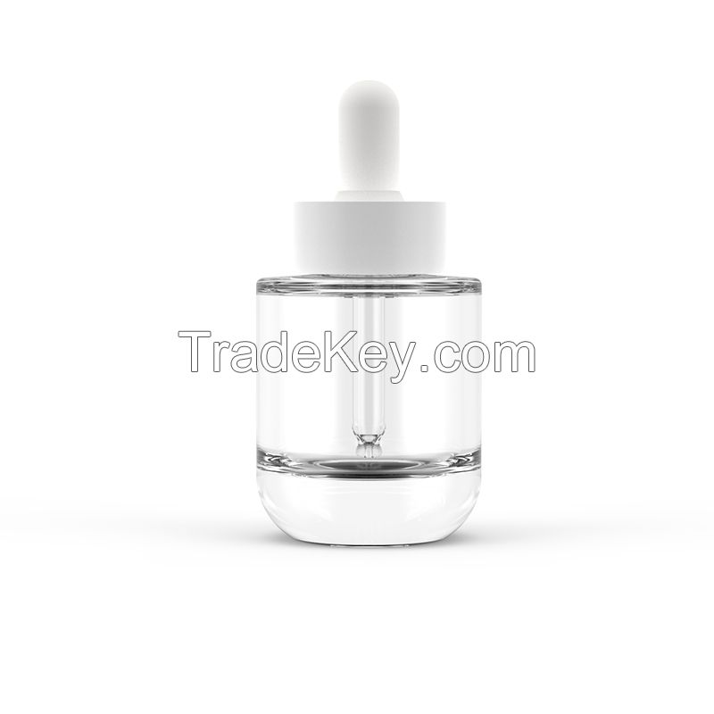 Empty 30ml Shoulder and Bottom Curved Serum and Oil Bottle - Vendor Model YB030115