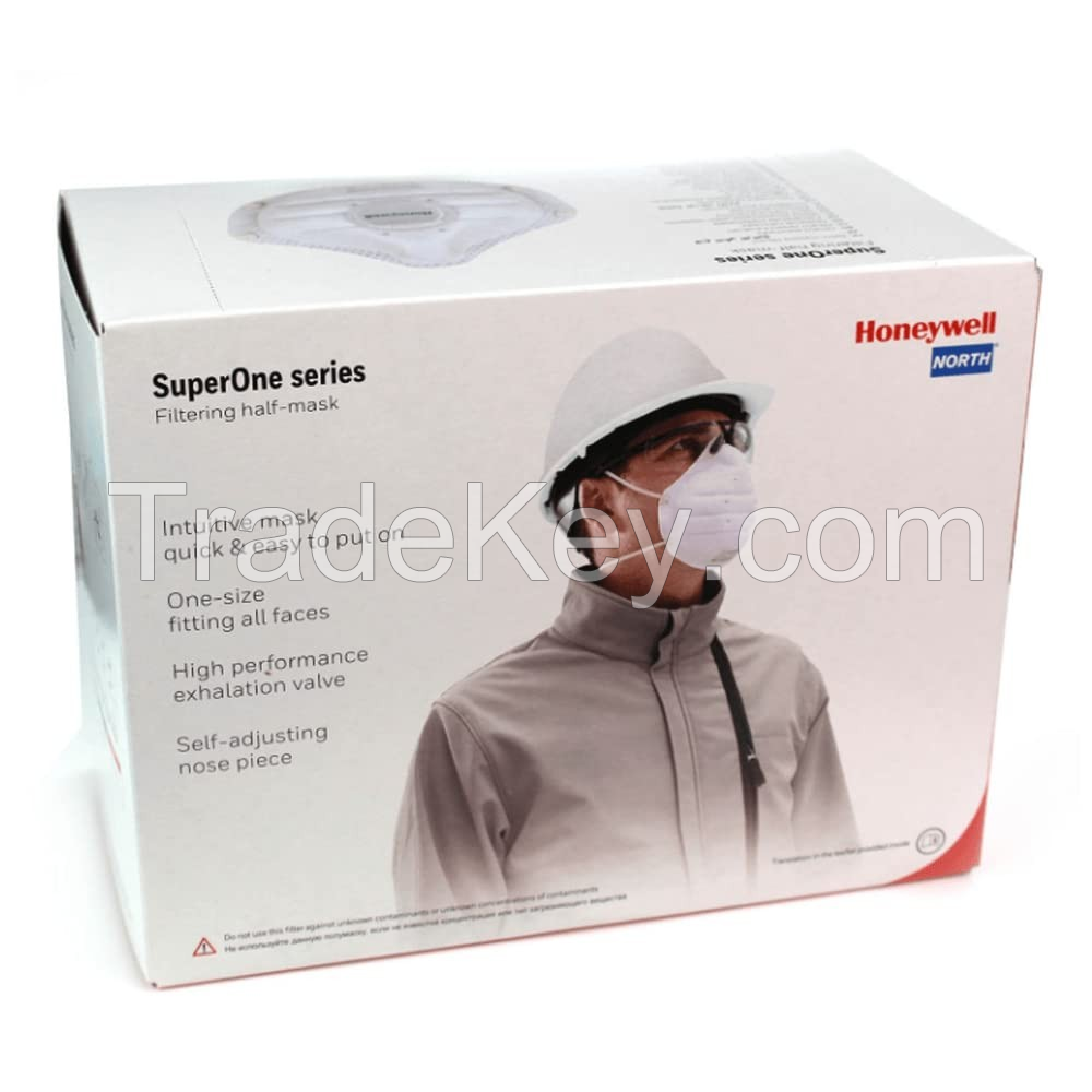 Honeywell SuperOne 3207 FFP3 Unvalved Face Mask Respirator &acirc;€“ Single Mask