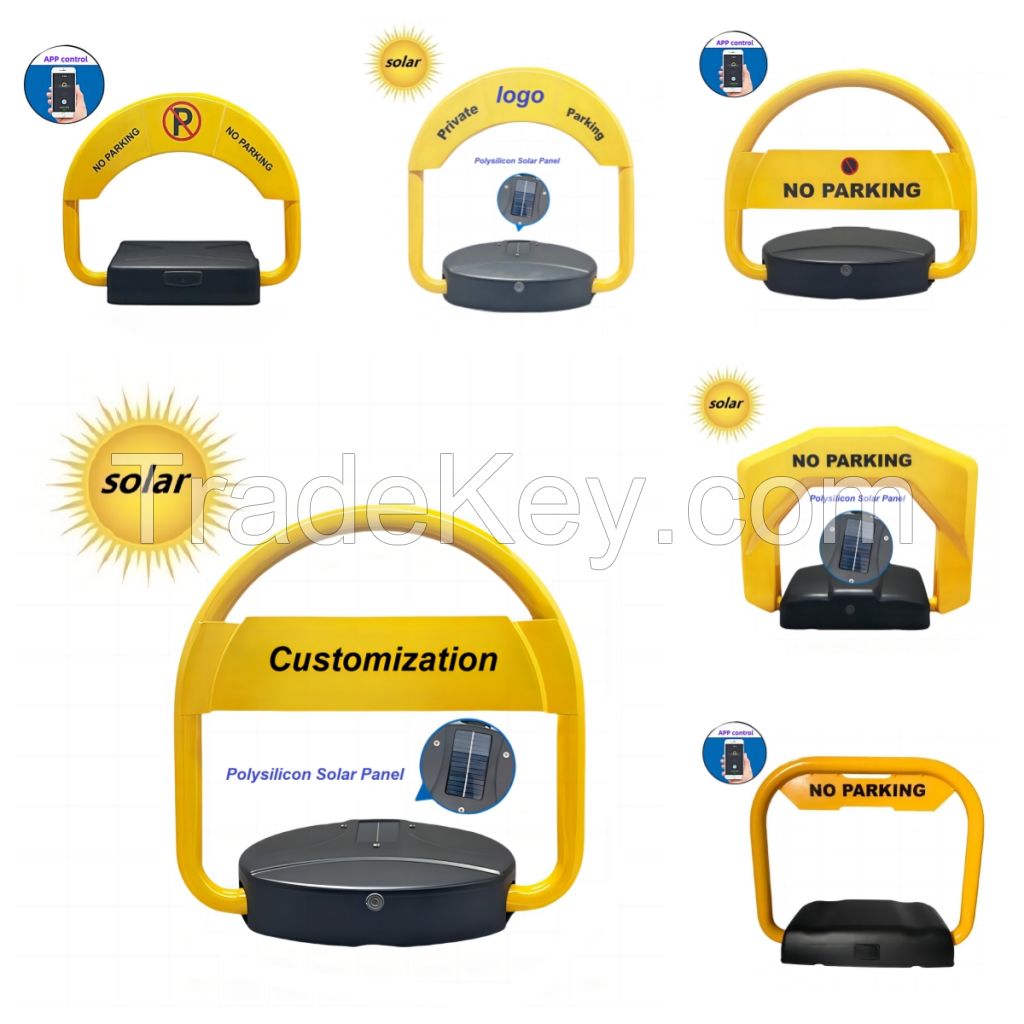 Remote control parking lock barrier