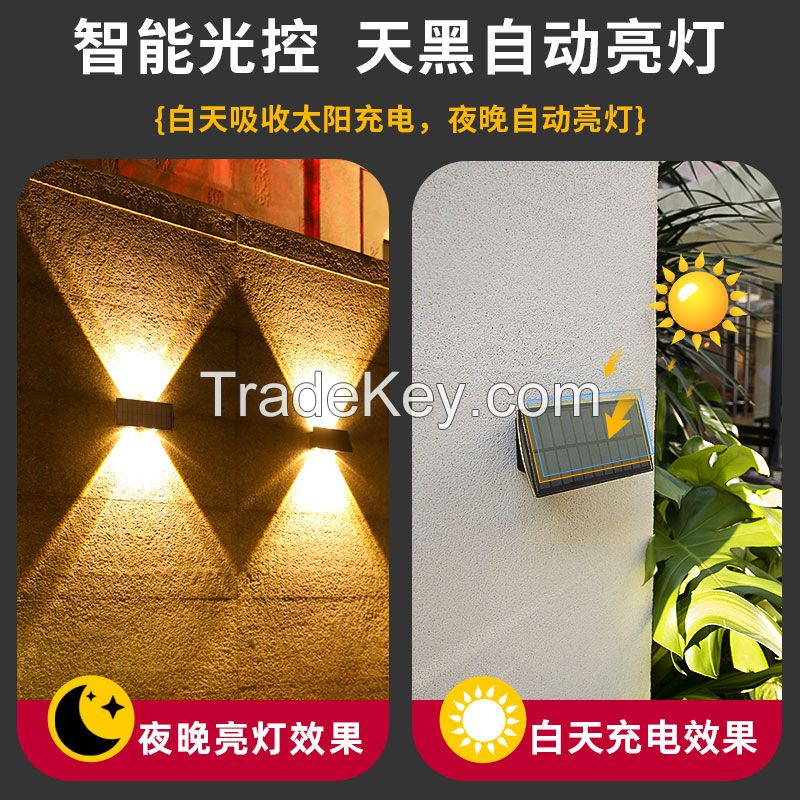 Solar led wall washer light