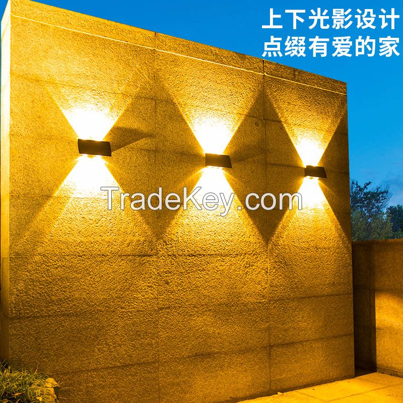 Solar led wall washer light