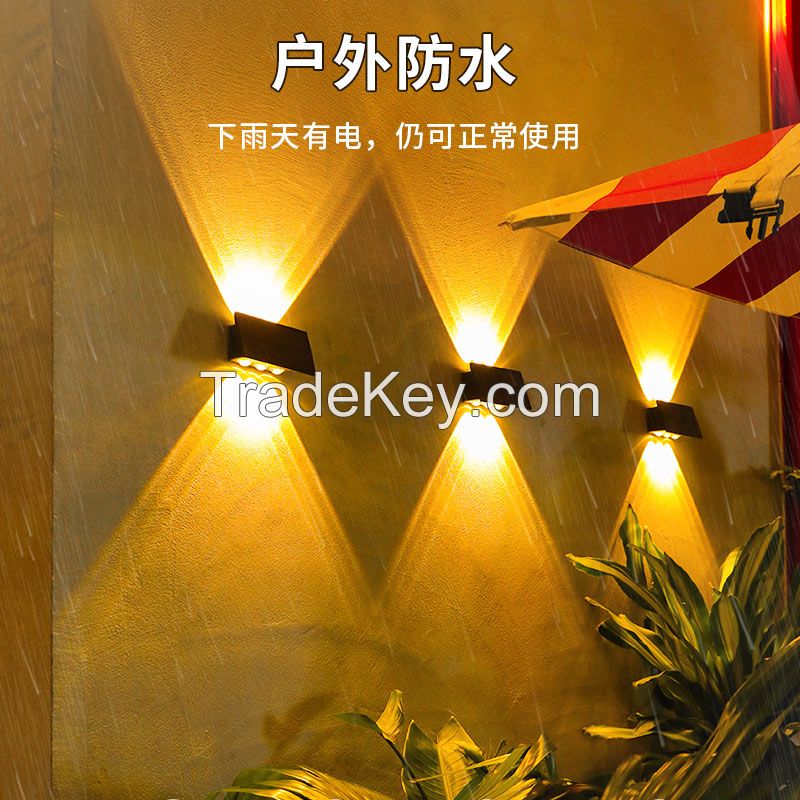 Solar led wall washer light