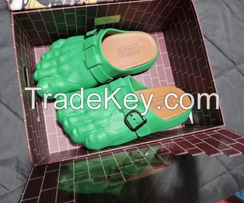 Brand New Comfortable Hulk Foot Clogs (Available in Green, Black And Red Color)