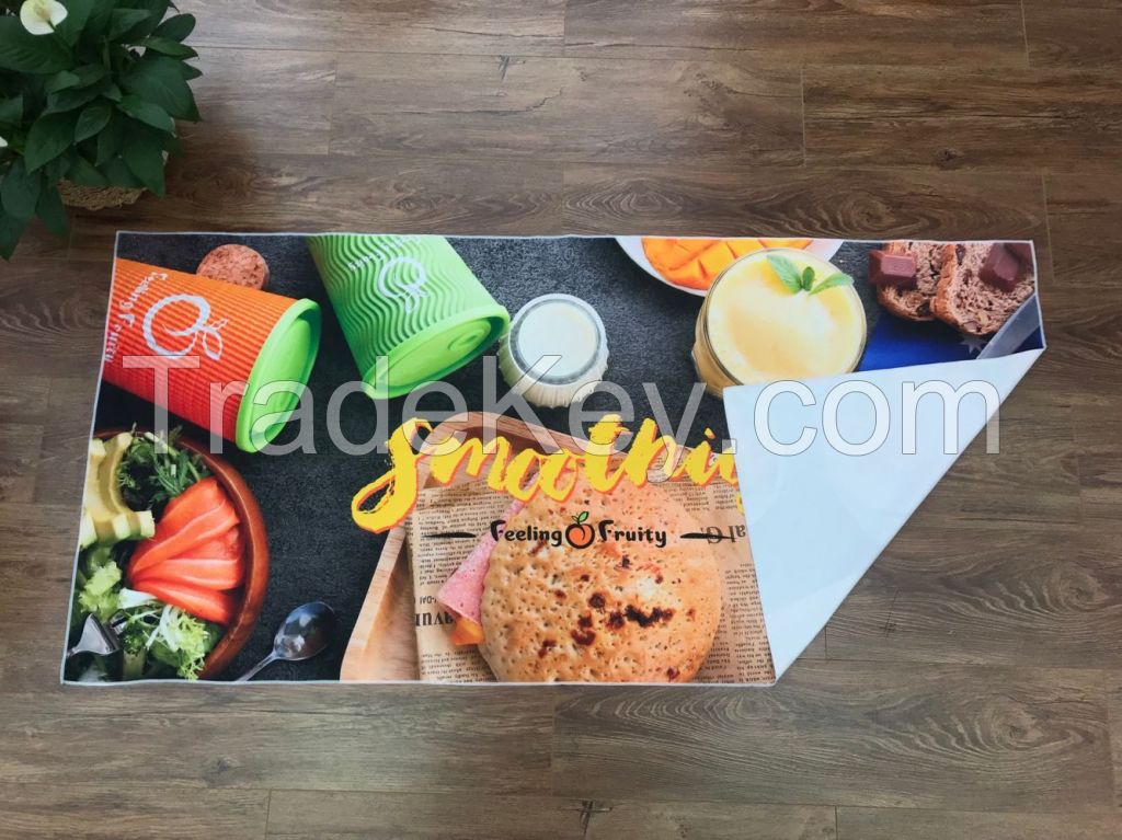 Lightweight Sand Proof 70*140cm  Beach Towel with Custom Printing Logo Design