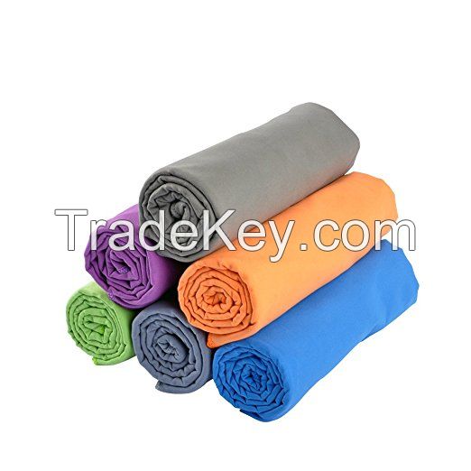 Portable Quick Dry Microfiber Sports Travel Outdoor Camping Towel Super Absorbent with Custom Logo