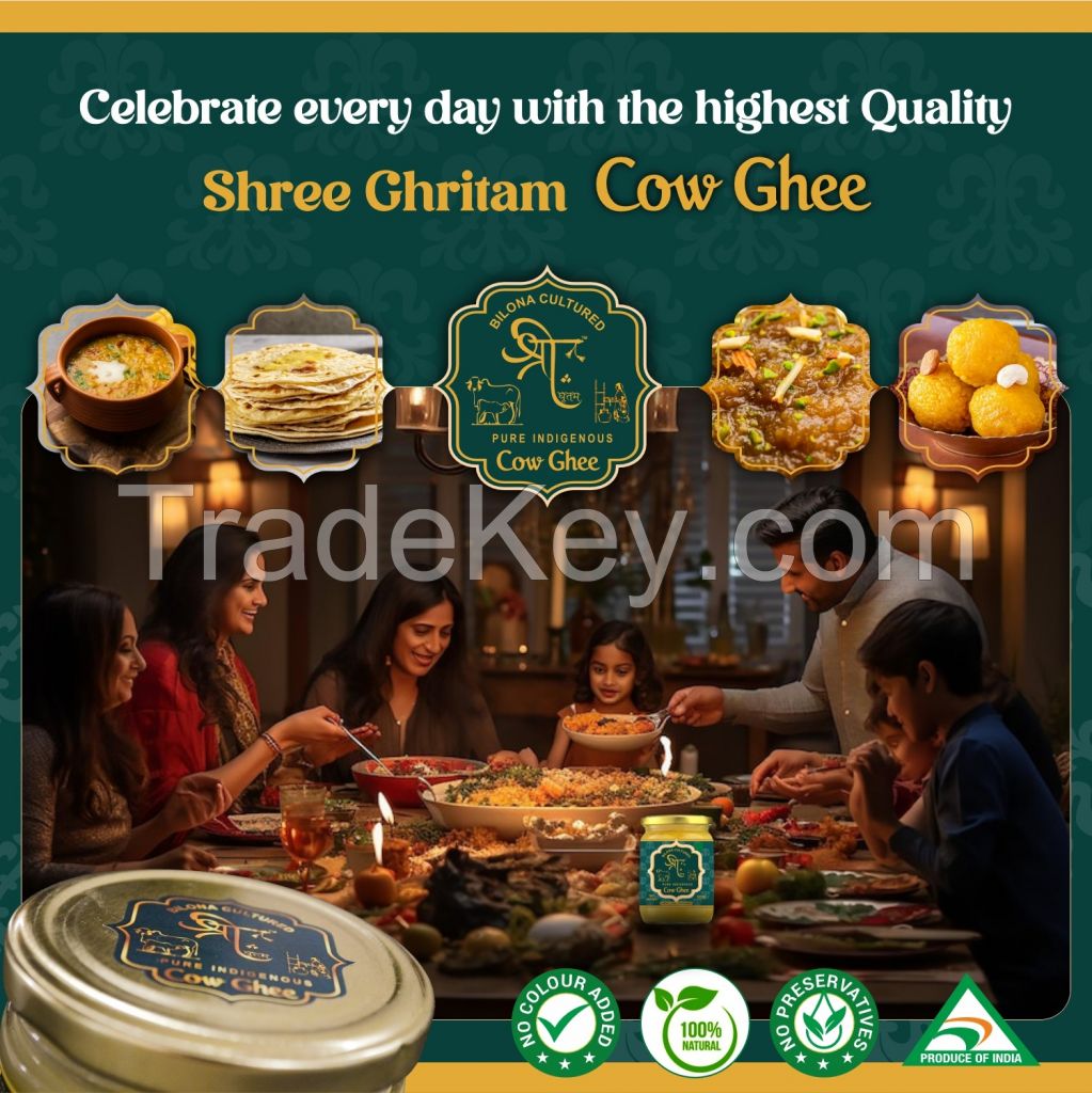 Shree Ghritam 100 % Organic A2 Cow Bilona Ghee