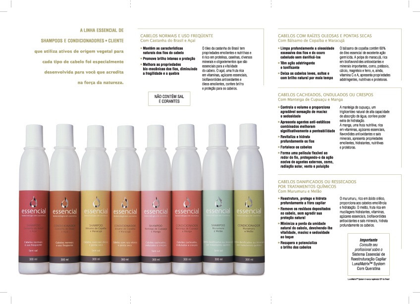 Shampoo and Conditioner From Brazil with Natural Raw Ingredients