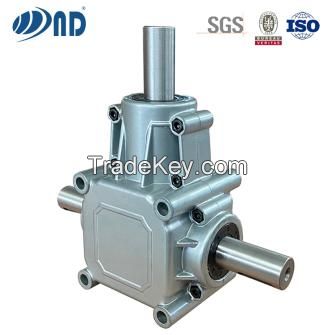 ND Aluminium Box Speed Reducer 90 Degree Right Angle Gearbox